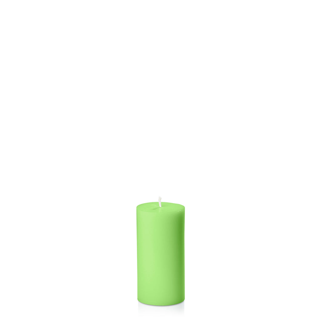 Lime 5cm x 10cm Slim Pillar Pack of 1