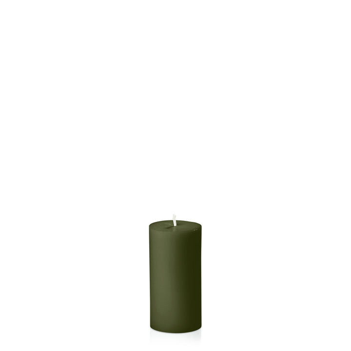 Olive 5cm x 10cm Slim Pillar Pack of 1