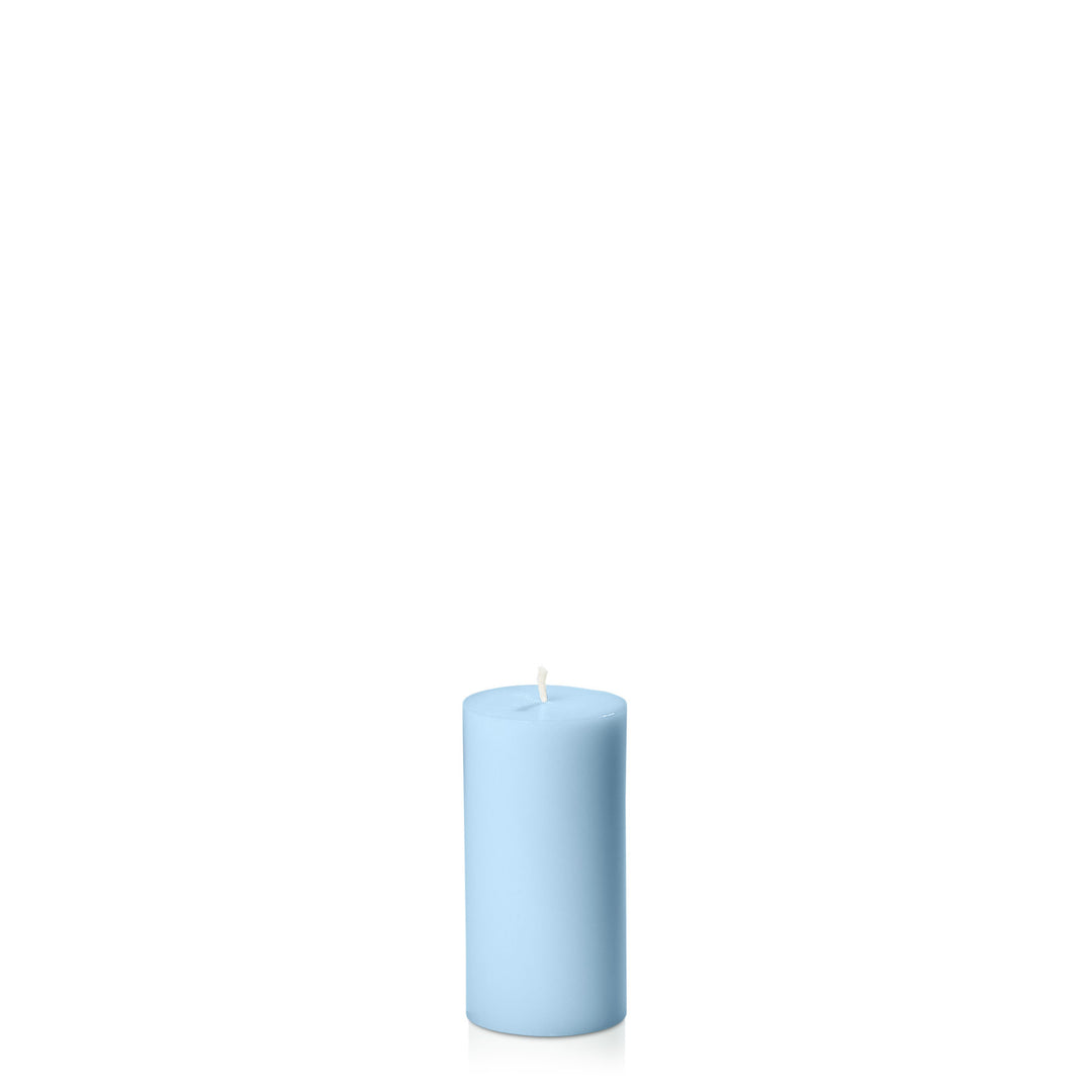 Pastel Blue 5cm x 10cm Slim Pillar Pack of 1