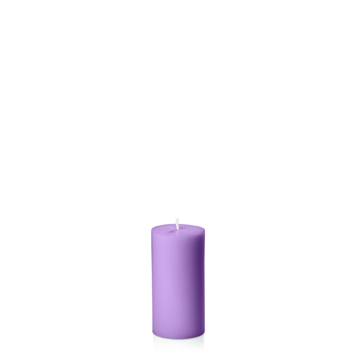 Purple 5cm x 10cm Slim Pillar Pack of 1