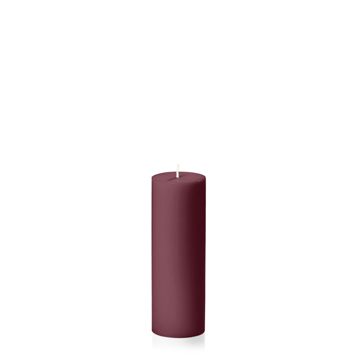 Burgundy 5cm x 15cm Slim Pillar Pack of 1