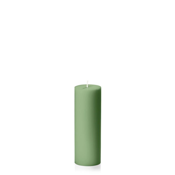 Green 5cm x 15cm Slim Pillar Pack of 1