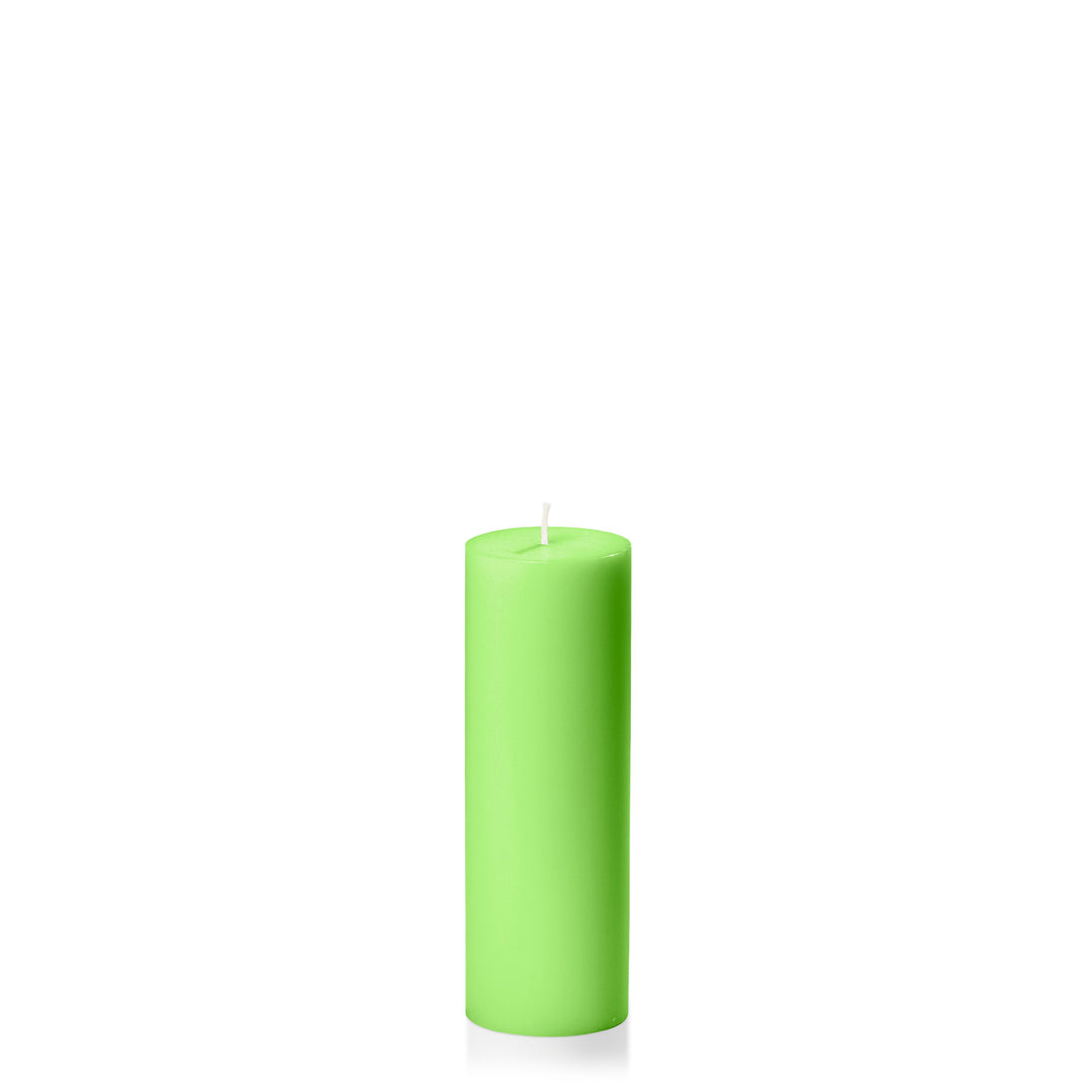 Lime 5cm x 15cm Slim Pillar Pack of 1