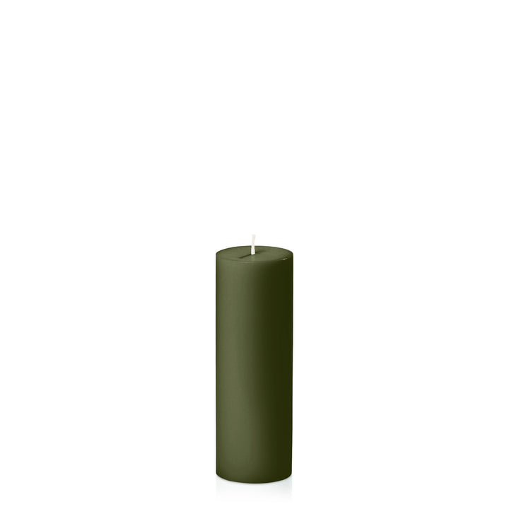 Olive 5cm x 15cm Slim Pillar Pack of 1