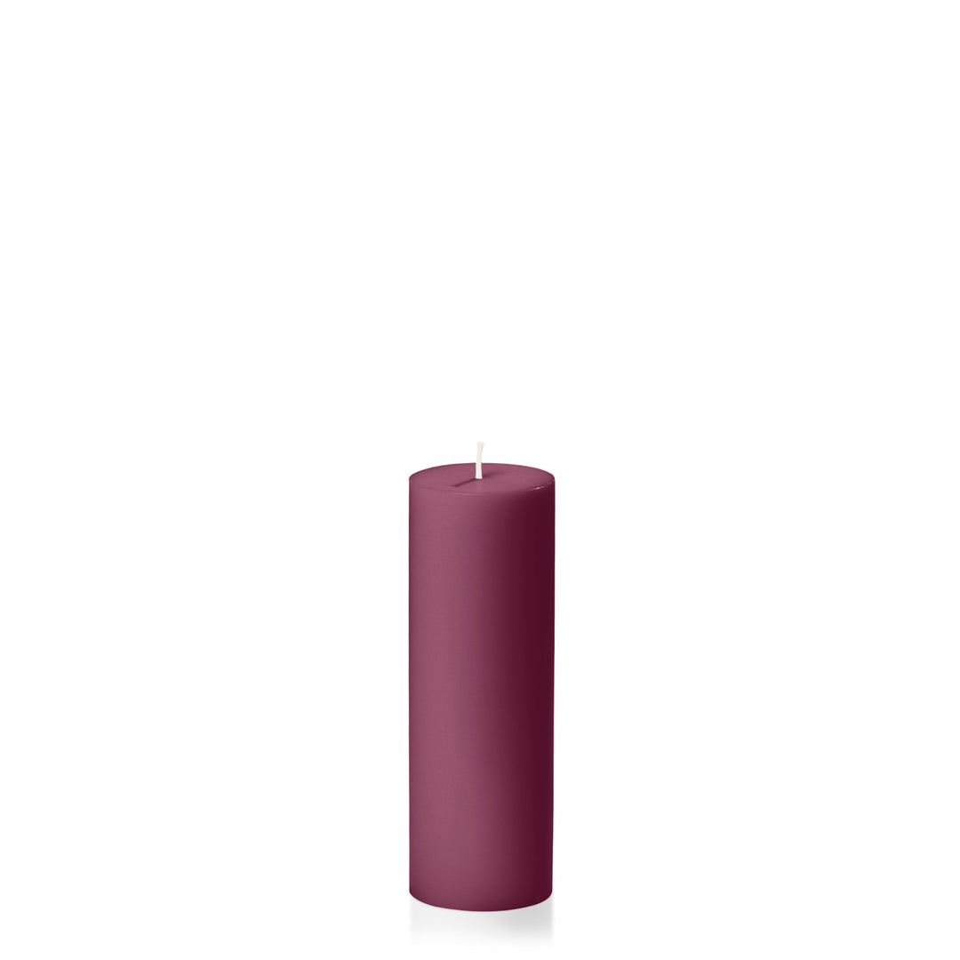 Plum 5cm x 15cm Slim Pillar Pack of 1