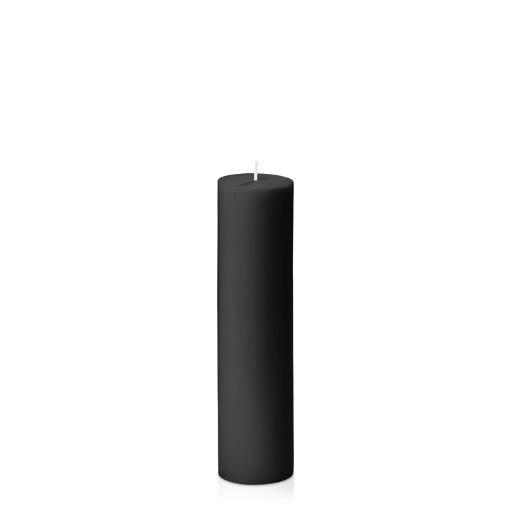 Black 5cm x 20cm Slim Pillar Pack of 1