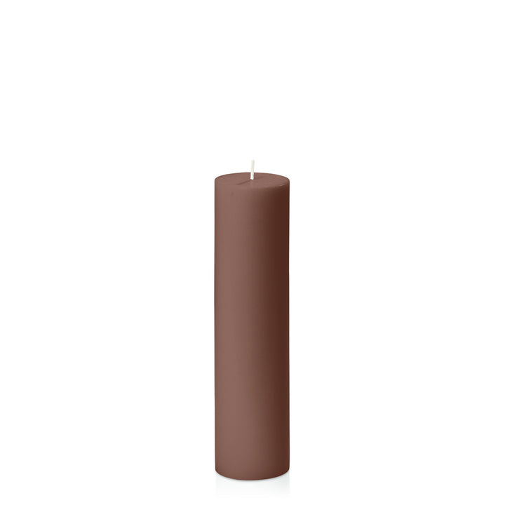 Chocolate 5cm x 20cm Slim Pillar Pack of 1