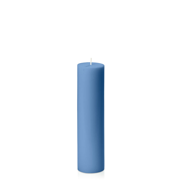 Dusty Blue 5cm x 20cm Slim Pillar Pack of 1