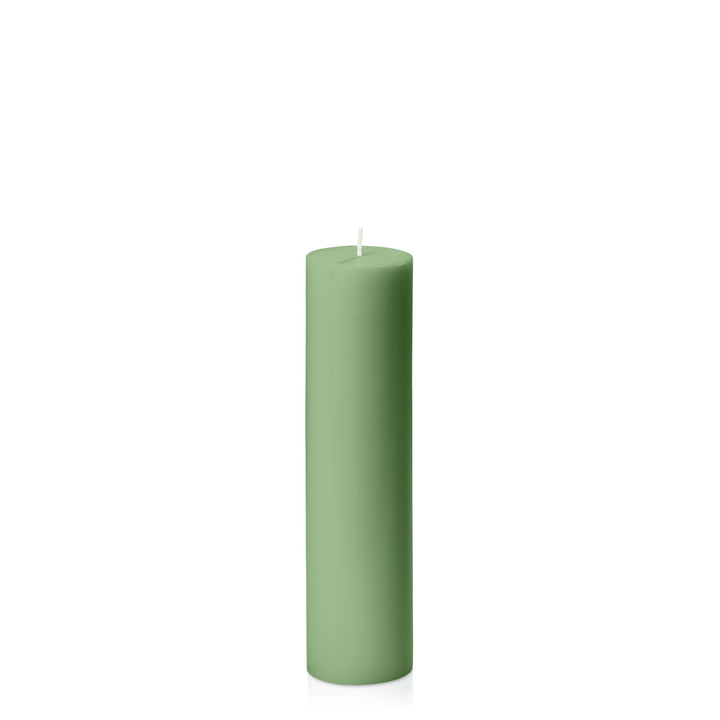 Green 5cm x 20cm Slim Pillar Pack of 1