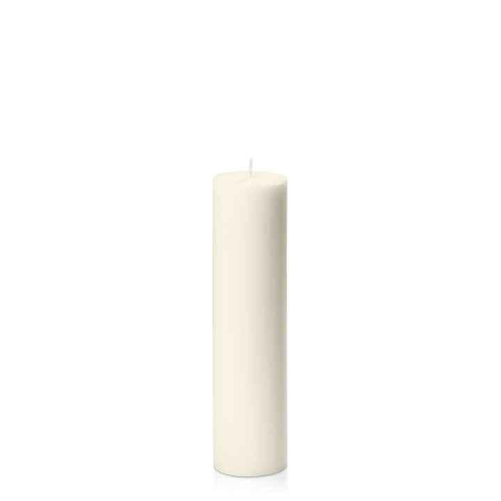 Ivory 5cm x 20cm Slim Pillar Pack of 1