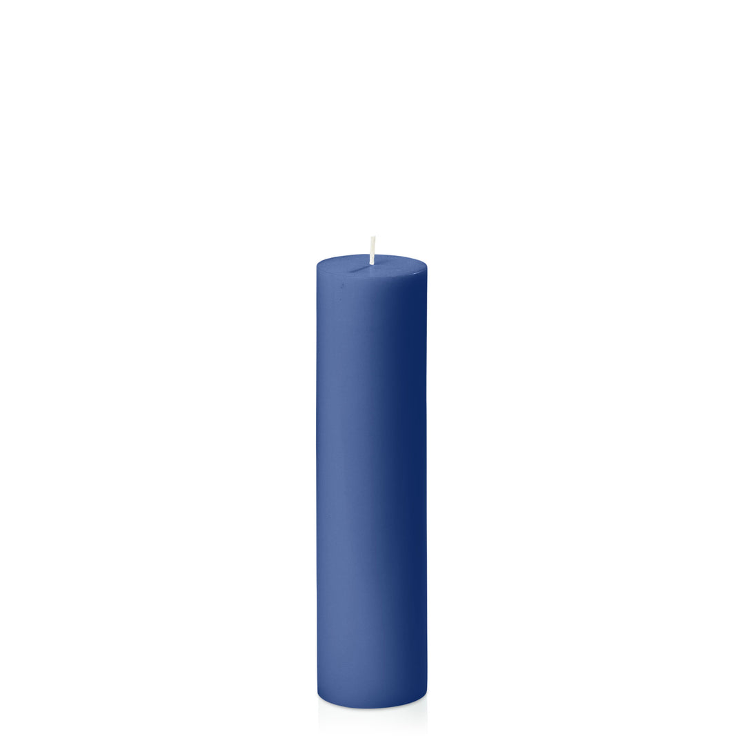 Navy 5cm x 20cm Slim Pillar Pack of 1