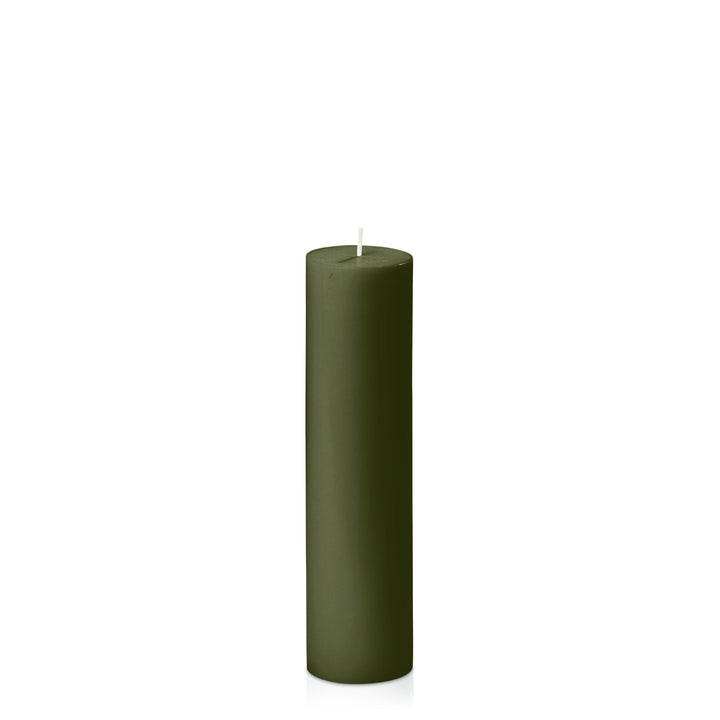 Olive 5cm x 20cm Slim Pillar Pack of 1