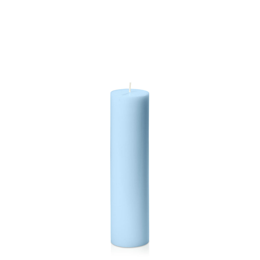 Pastel Blue 5cm x 20cm Slim Pillar Pack of 1