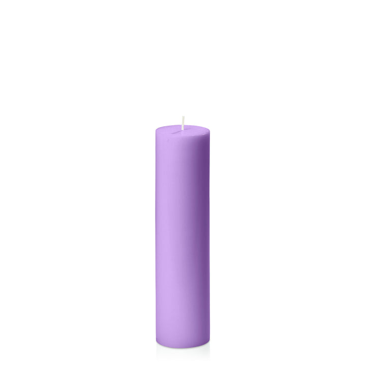 Purple 5cm x 20cm Slim Pillar Pack of 1