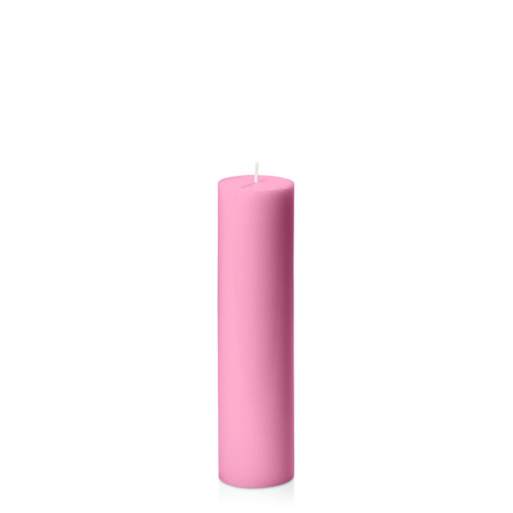 Rose Pink 5cm x 20cm Slim Pillar Pack of 1