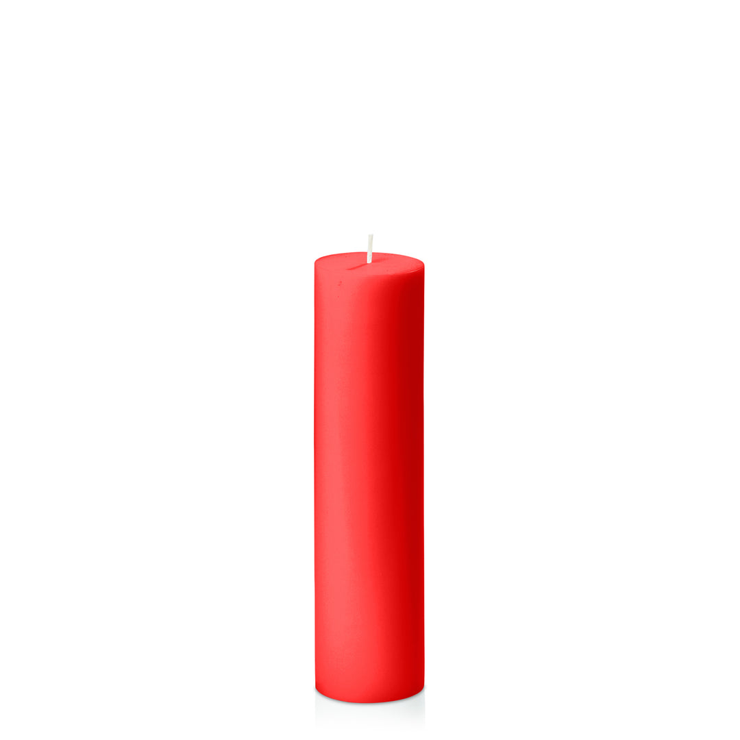 Scarlet 5cm x 20cm Slim Pillar Pack of 1