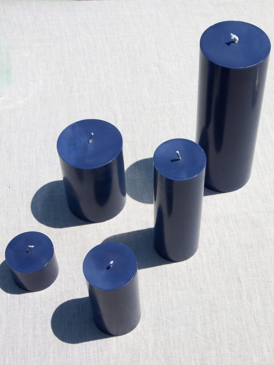 Sapphire 5cm x 20cm Slim Pillar Pack of 1