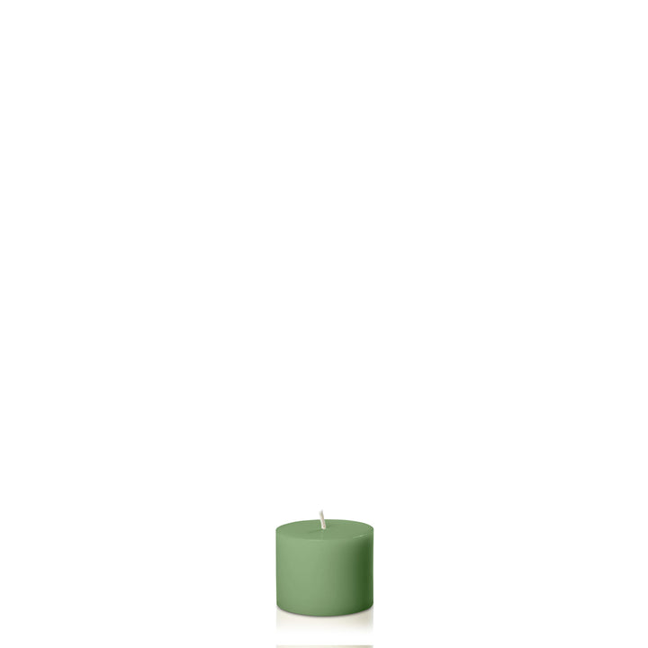 Green 5cm x 4cm Slim Pillar Pack of 1