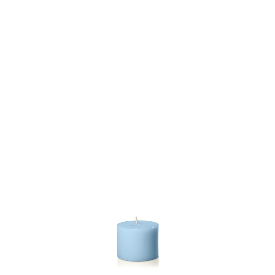 Pastel Blue 5cm x 4cm Slim Pillar Pack of 1