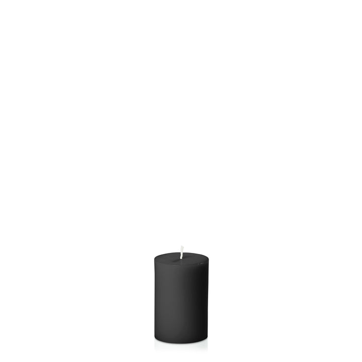 Black 5cm x 7.5cm Slim Pillar Pack of 1