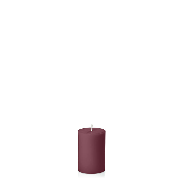 Burgundy 5cm x 7.5cm Slim Pillar Pack of 1