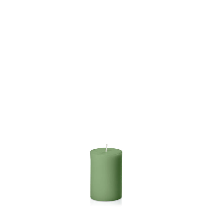 Green 5cm x 7.5cm Slim Pillar Pack of 1