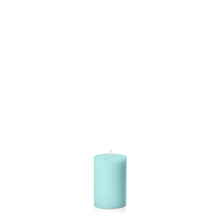 Pastel Teal 5cm x 7.5cm Slim Pillar Pack of 1