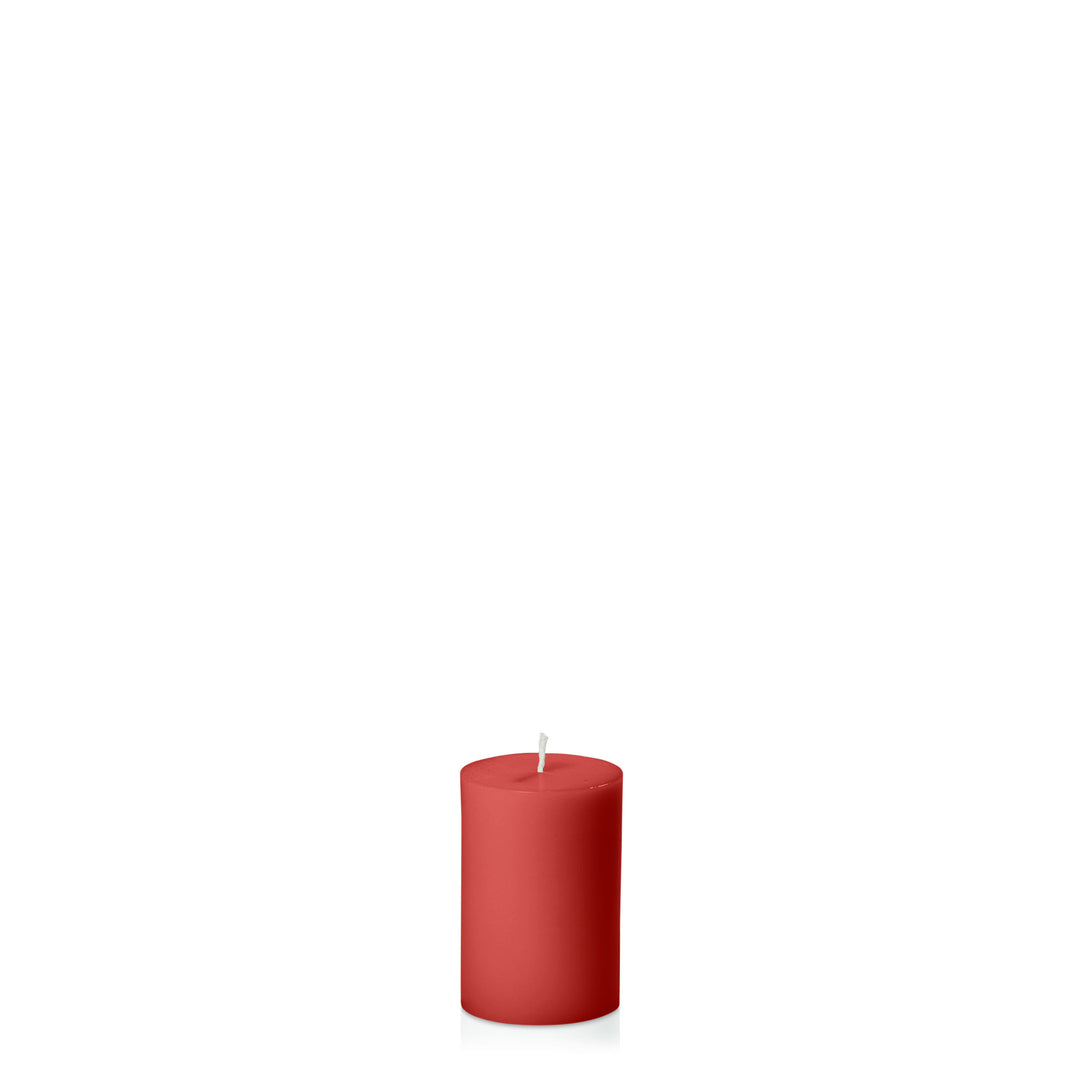 Red 5cm x 7.5cm Slim Pillar Pack of 1