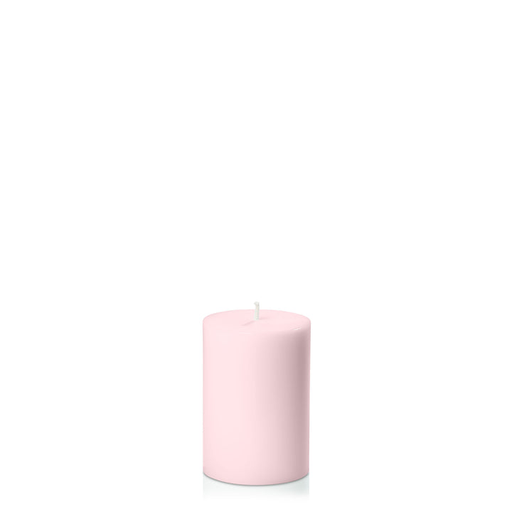 Blush Pink 7cm x 10cm Pillar Pack of 1