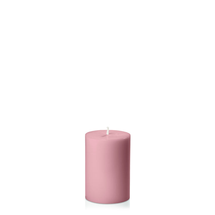 Dusty Pink 7cm x 10cm Pillar Pack of 1