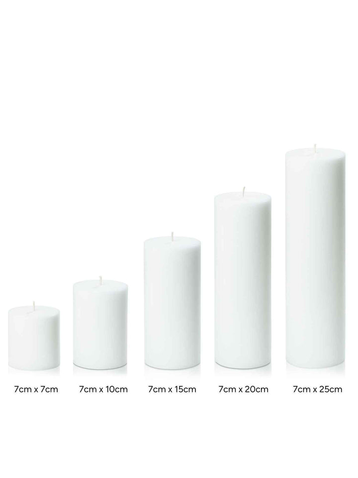 Heritage Rose 7cm x 10cm Pillar Pack of 1