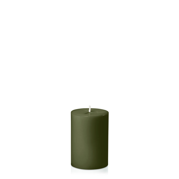 Olive 7cm x 10cm Pillar Pack of 1