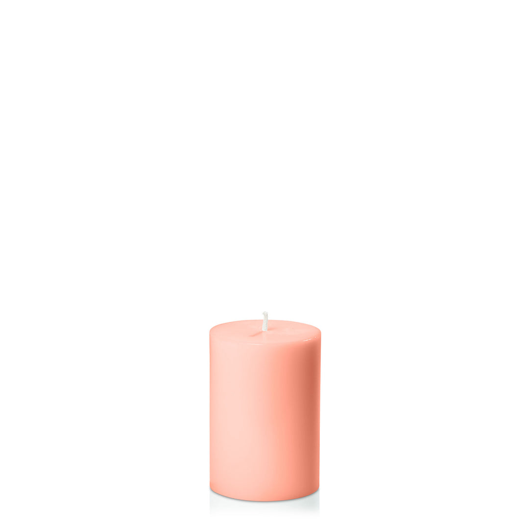 Peach 7cm x 10cm Pillar Pack of 1