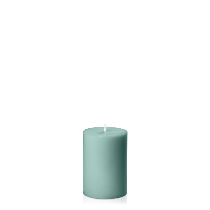 Sage Green 7cm x 10cm Pillar Pack of 1