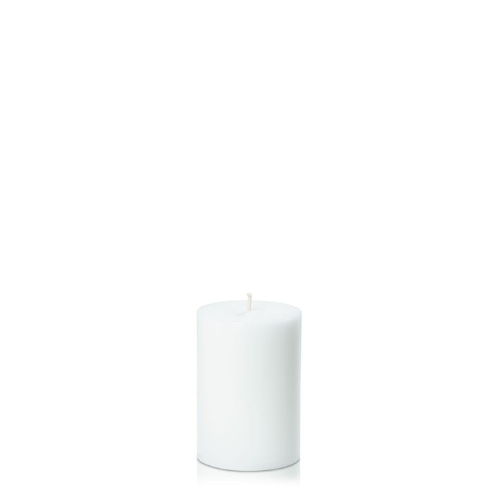 White 7cm x 10cm Pillar Pack of 1