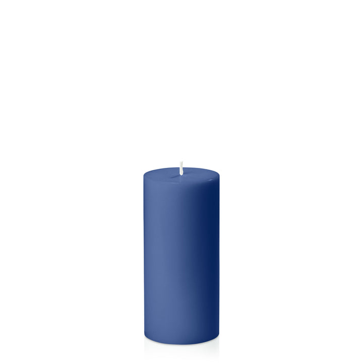 Navy 7cm x 15cm Pillar Pack of 1