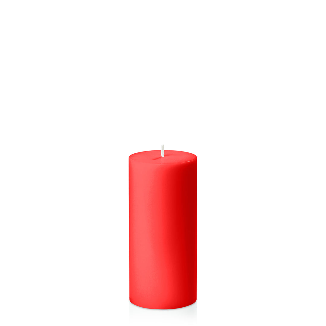 Scarlet 7cm x 15cm Pillar Pack of 1