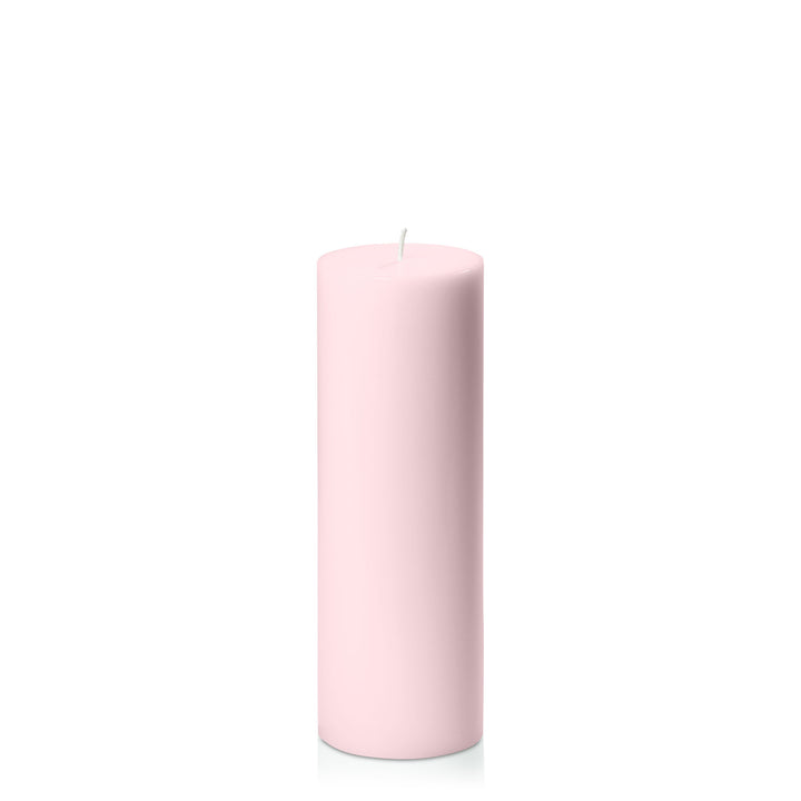 Blush Pink 7cm x 20cm Pillar Pack of 1