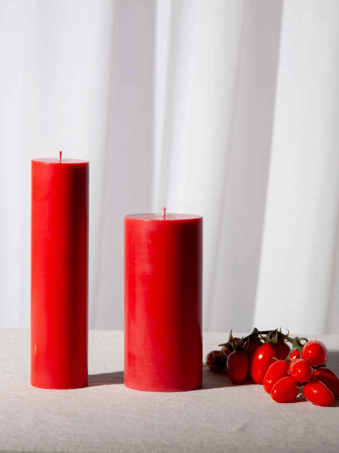 Carnival Red 7cm x 20cm Pillar Pack of 1