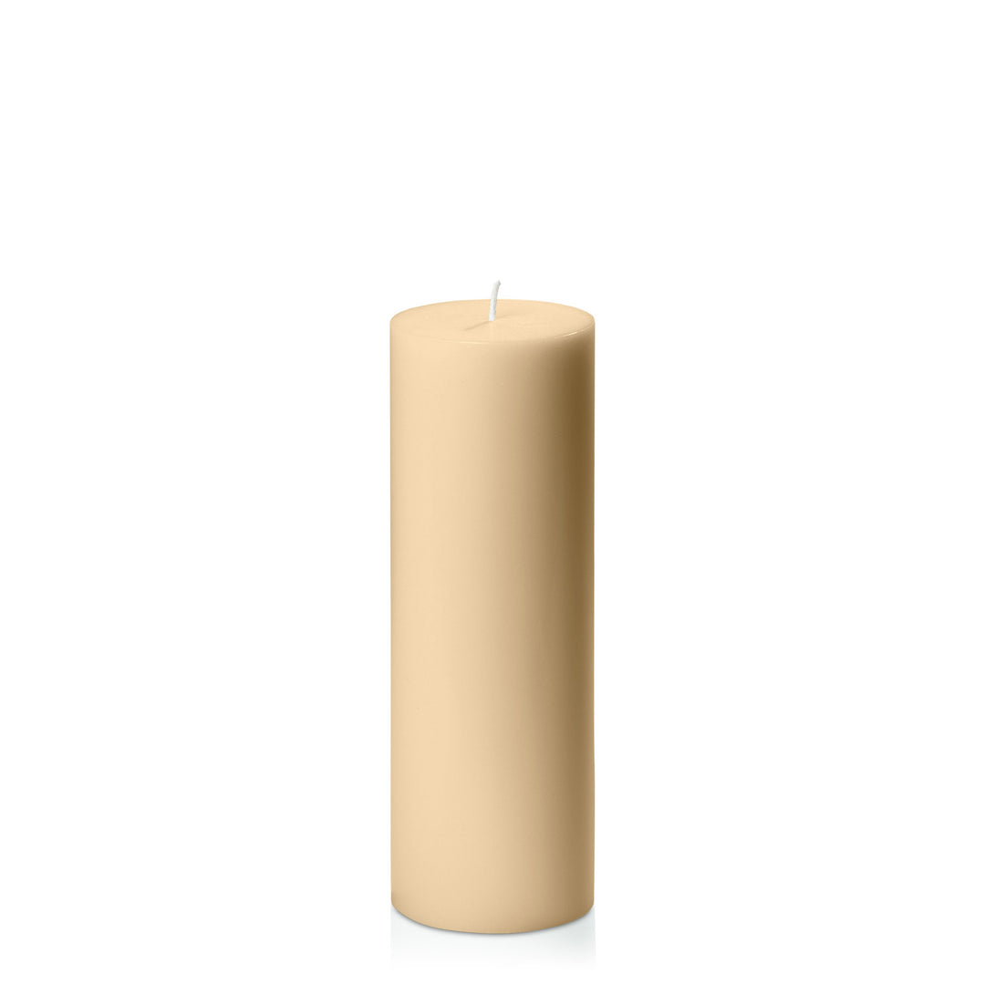 Gold 7cm x 20cm Pillar Pack of 1