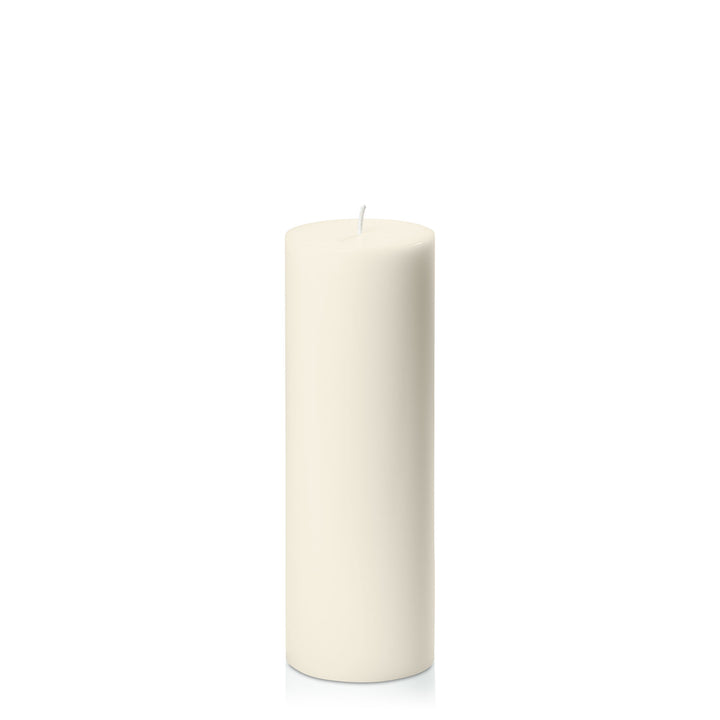 Ivory 7cm x 20cm Pillar Pack of 1