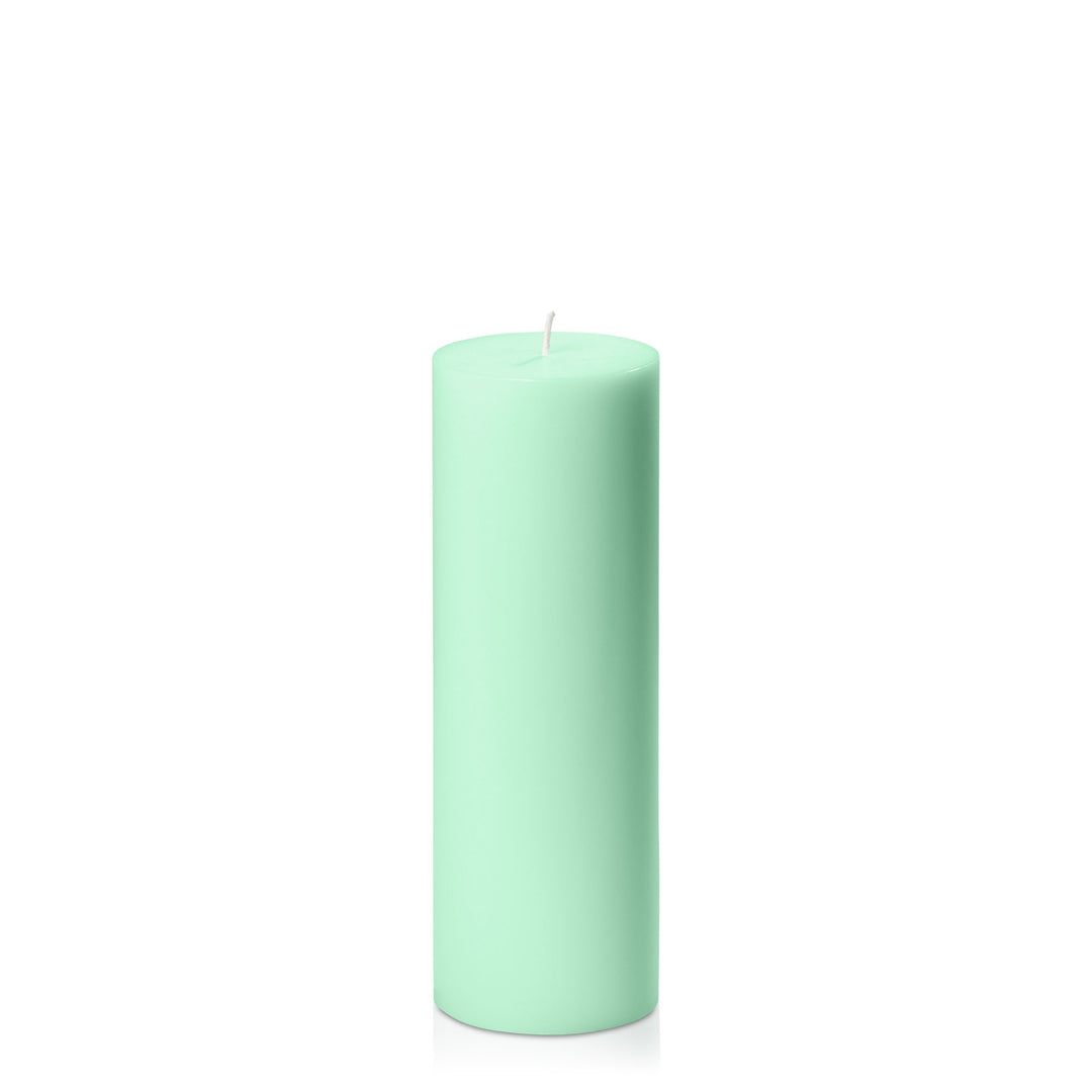 Mint Green 7cm x 20cm Pillar Pack of 1