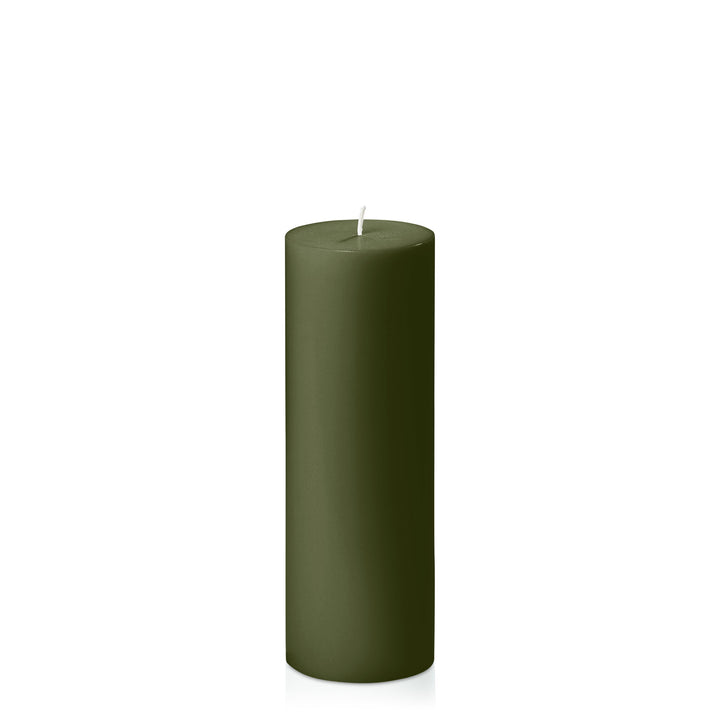 Olive 7cm x 20cm Pillar Pack of 1