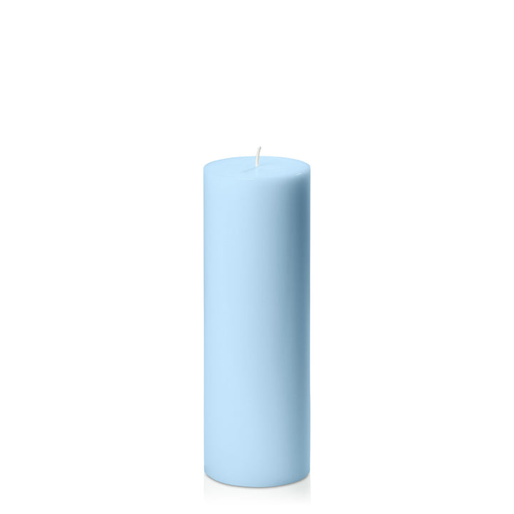 Pastel Blue 7cm x 20cm Pillar Pack of 1