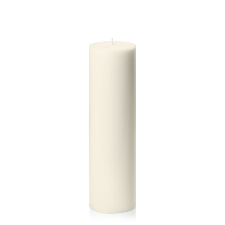 Ivory 7cm x 25cm Pillar Pack of 1