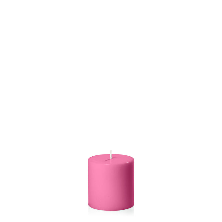 Magenta 7cm x 7cm Pillar Pack of 1