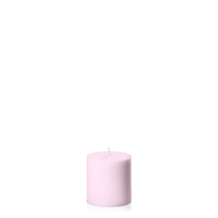 Pastel Pink 7cm x 7cm Pillar Pack of 1