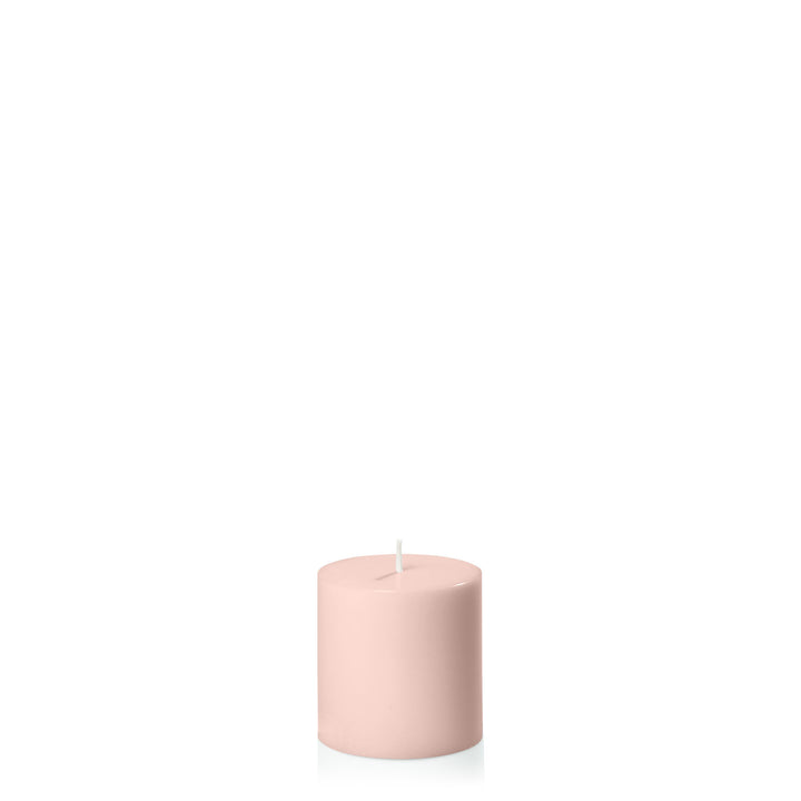 Vintage Blush 7cm x 7cm Pillar Pack of 1