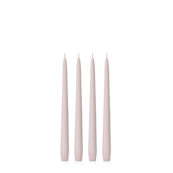 Antique Pink 25cm Taper Candles Pack of 4