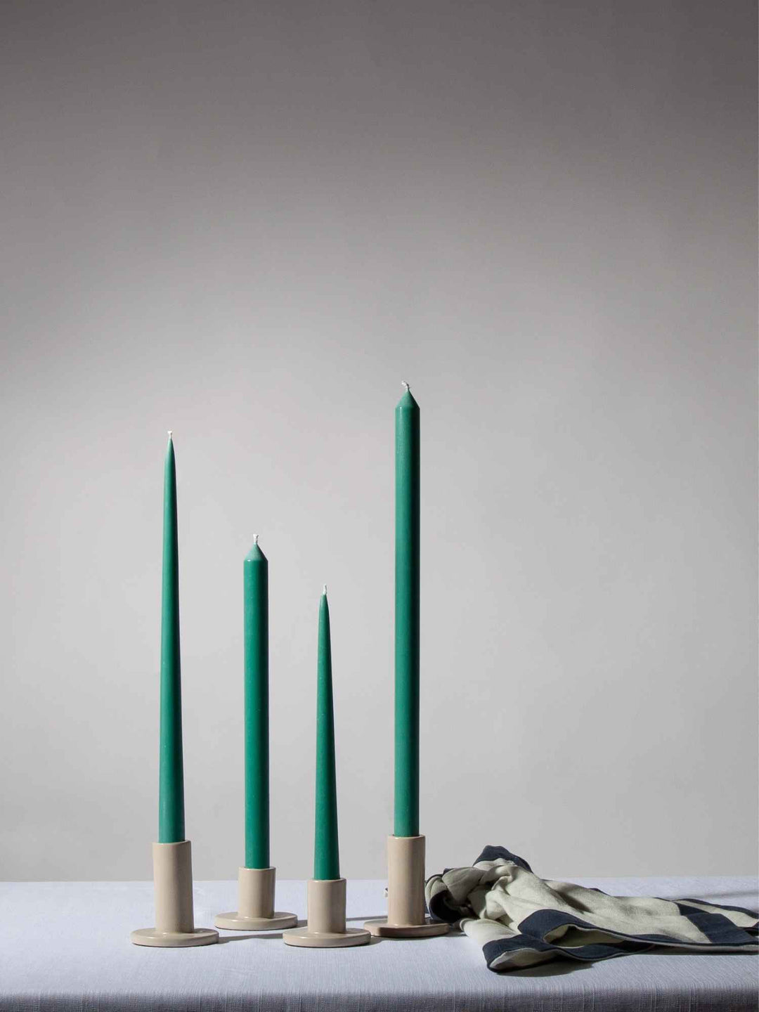 Emerald Green 25cm Taper Candles Pack of 4